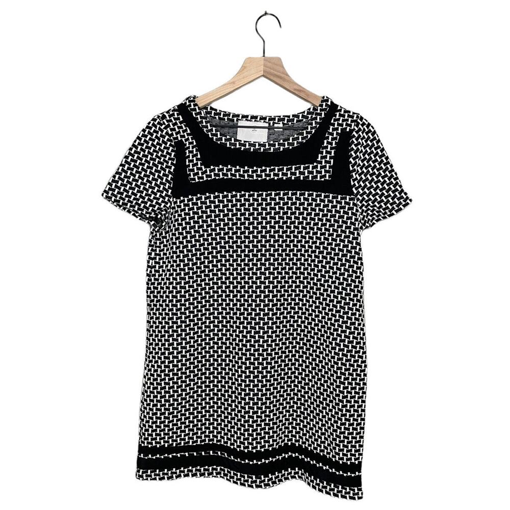 Anthropologie 9-H15 STCL Women’s Black & White Printed Casual Dress Sz M